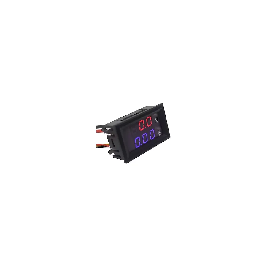 Sanec-Dijital Voltmetre Dijital Ampermetre Dc 100V 10A Gerilim Akım