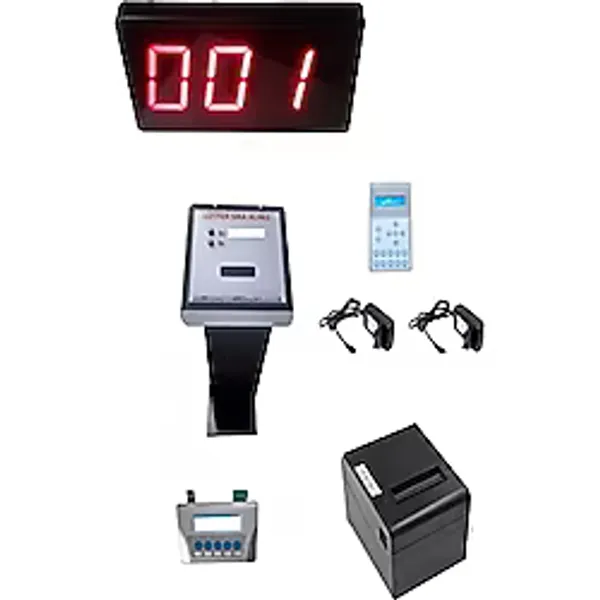 SANEC Kablosuz Kiosk ve Printer'lı LCD Keypadli Sıramatik (Numaratör) Sistemi