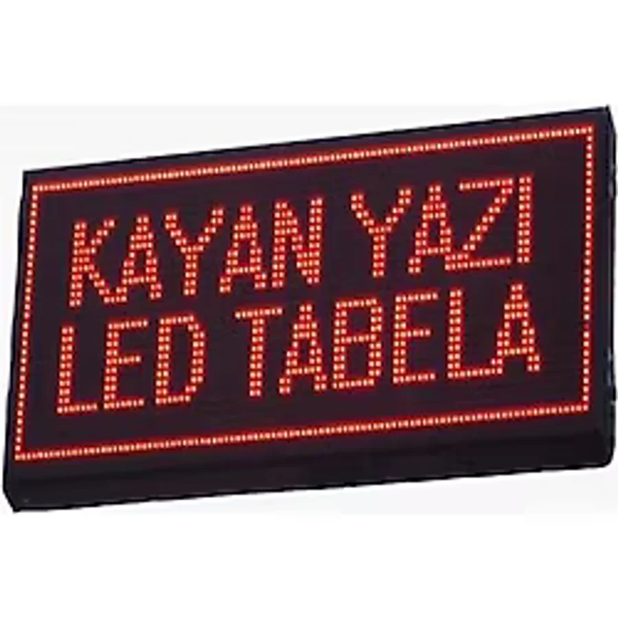 SANEC Led Tabela 96x192cm Çift Taraflı Kırmızı Kayan Yazı-Wifi