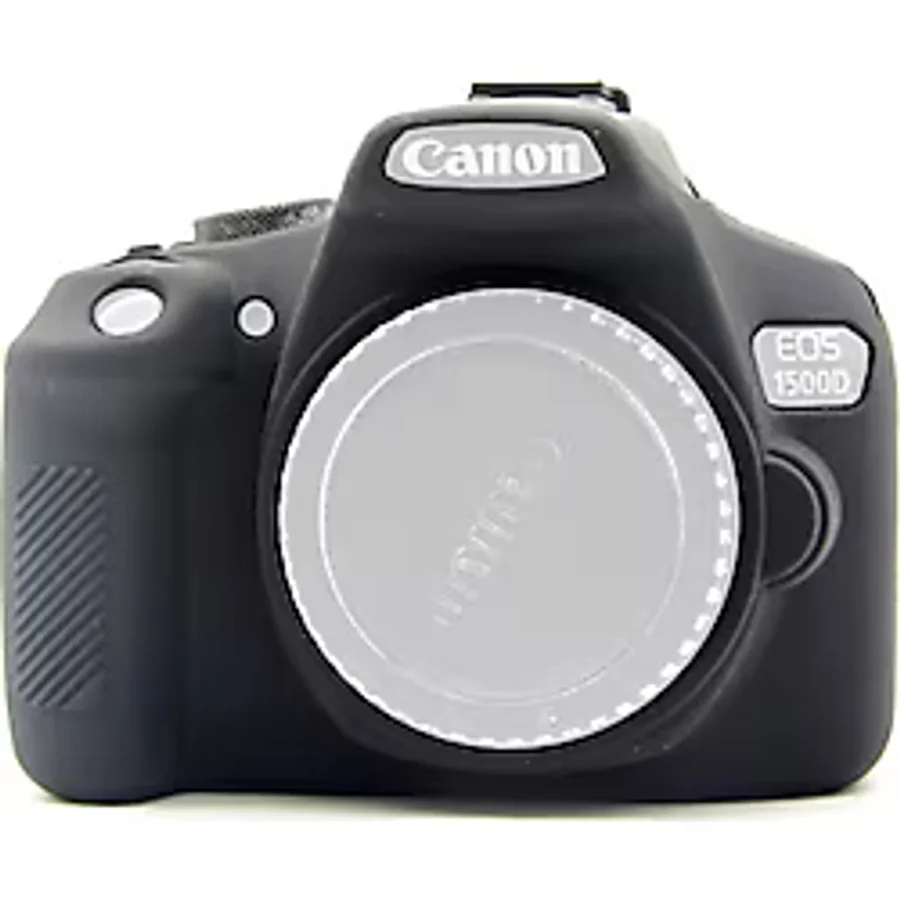 Sanger 1300D Canon Fotoğraf Makinesi Silikon Kılıf Siyah