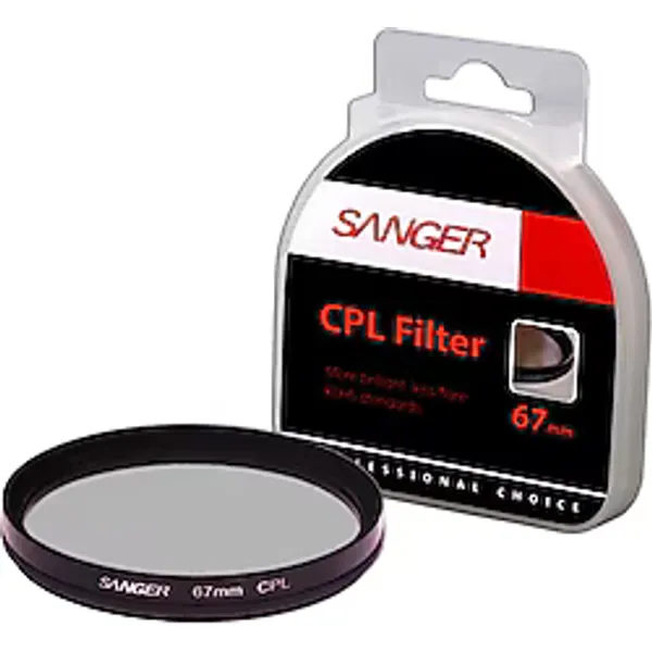 Sanger 67 mm CPL Polarize Objektif Filtresi