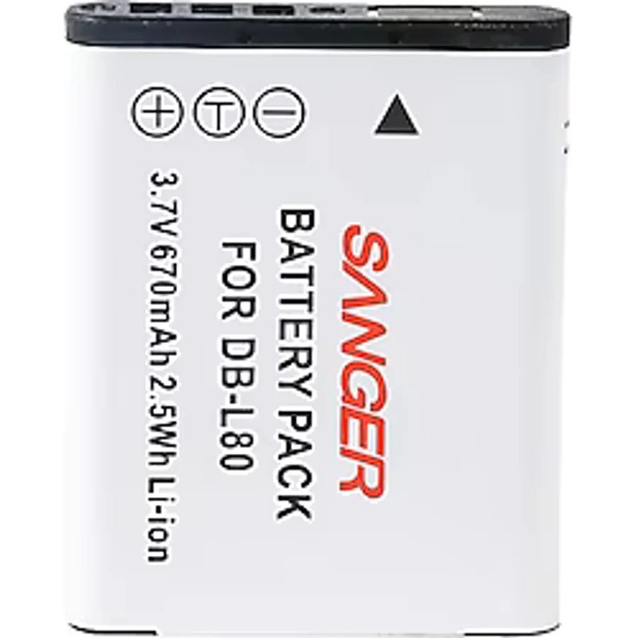 Sanger DB-L80 Sanyo Fotoğraf Makinesi Batarya