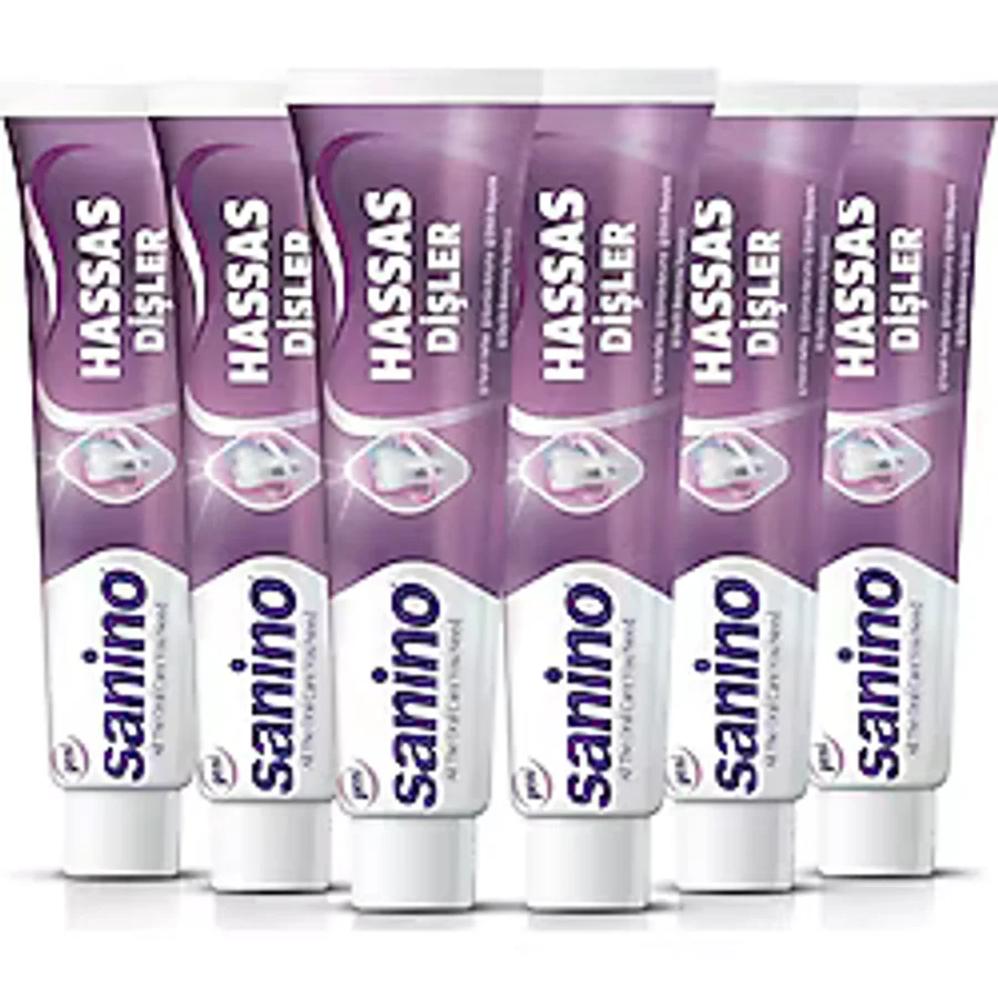 Sanino Dis Macunu 75 Ml Hassas Disler X 6 Adet