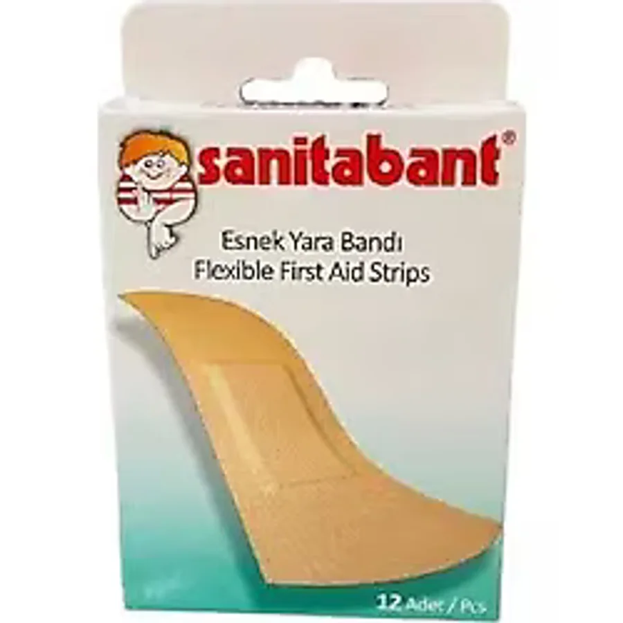 Sanitabant Esnek Yara Bandı 12'li
