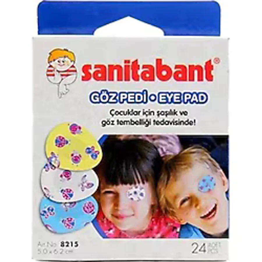 Sanitabant Eye Pad Göz Pedi Göz Kapama Bandı 24 Lü 1 Kutu