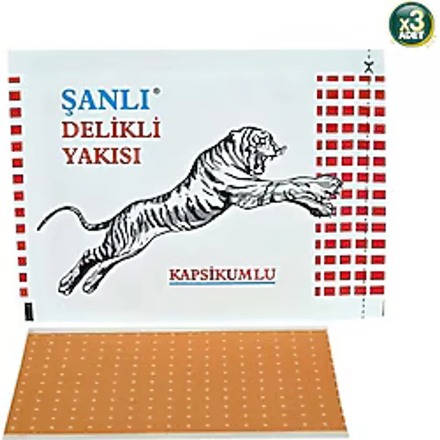Şanlı Delikli Yakı Kapsikumlu 3 Adet