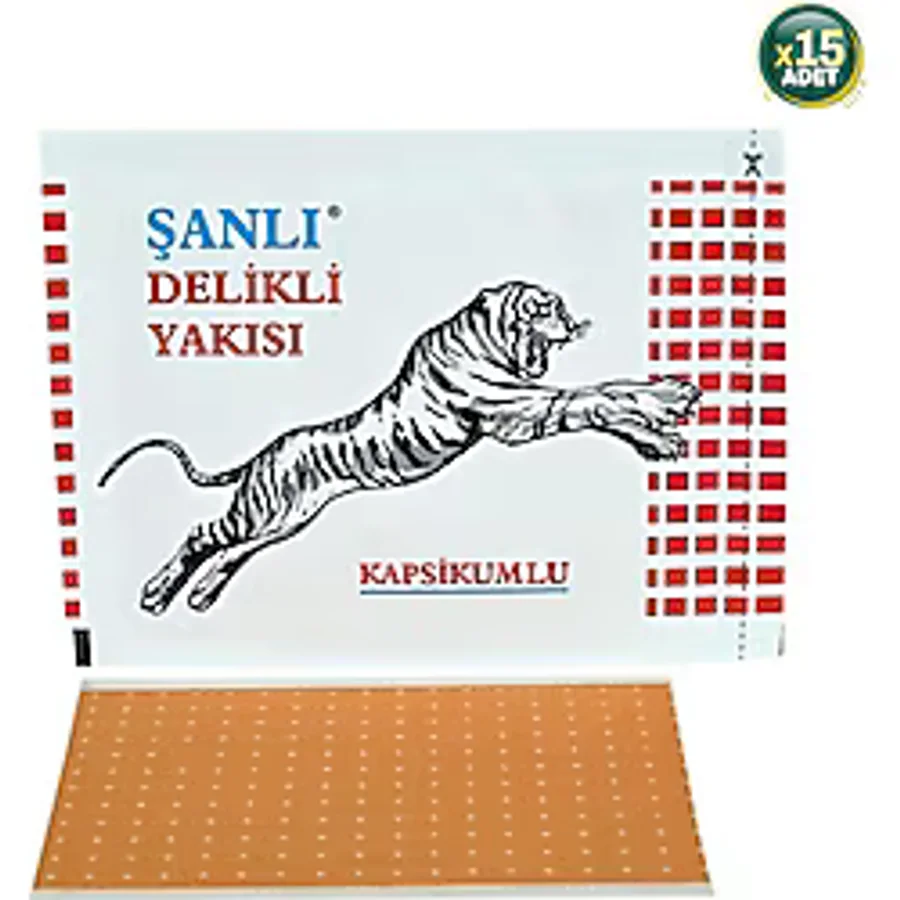 Şanlı Kapsikumlu Delikli Yakı 15 Adet