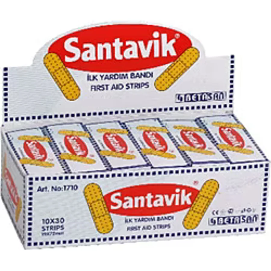 Santavik 10'lu 30 Paket Yara Bandı