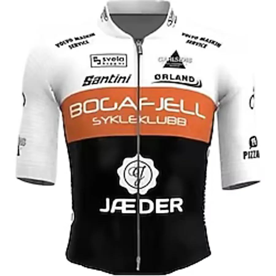 Santini Bogafjell Sykle Klubb Özel Seri Çocuk Bisiklet Forması 9C942B75KID Beyaz-9 Yaş