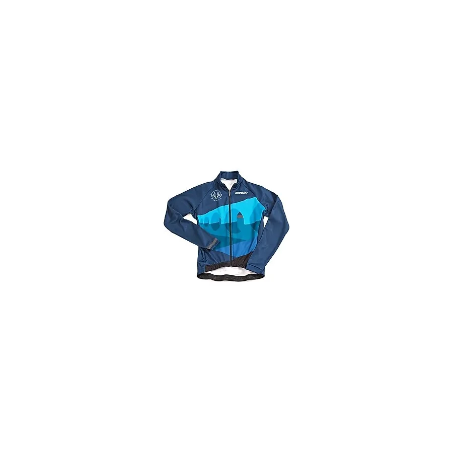 Santini Deep Winter Termal Erkek Kışlık Bisiklet Forması Richmond Cycles 9C216075DEEP Lacivert-XS