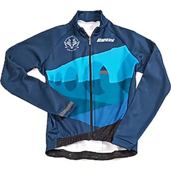 Santini Deep Winter Termal Erkek Kışlık Bisiklet Forması Richmond Cycles 9C216075DEEP Lacivert-S