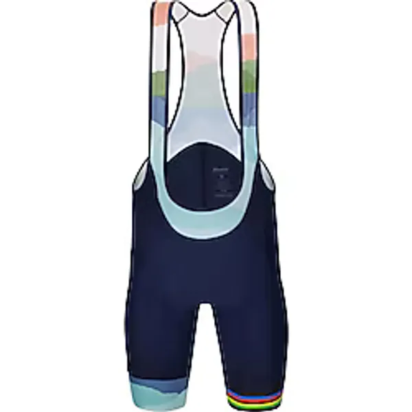 Santini Ucı World Cycling Championship Cloudscape Askılı Unisex Bisiklet Taytı Re1075fbcloud3wcg