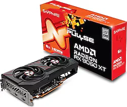 Sapphire RX 9060 XT Pulse OC 11350-03-20G 128 Bit GDDR6 16 GB Ekran Kartı