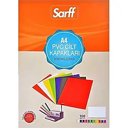 Sarff Cilt Kapağı Plastik Opak A4 160 MIC Beyaz 15201012