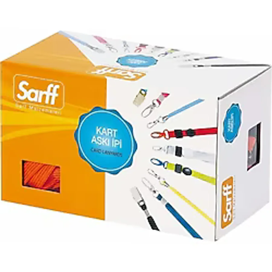 Sarff KEJEA T-12571 BEYAZ KENDİNDEN Klipsli Askı İpiELA 50 Adet