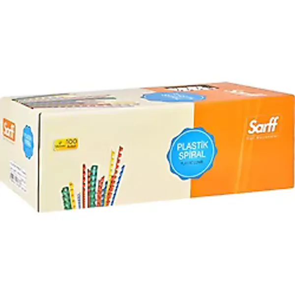 Sarff Plastik Spiral 14 mm Beyaz 100'lü 15312029