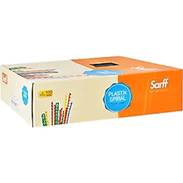 SARFF PLASTİK SPİRAL 16MM BEYAZ 100 LÜ 15312035