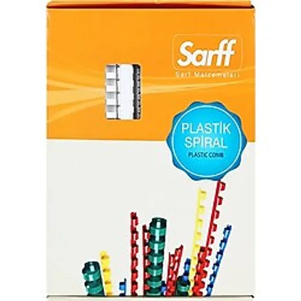 SARFF PLASTİK SPİRAL 32MM BEYAZ 50 Lİ 15312071