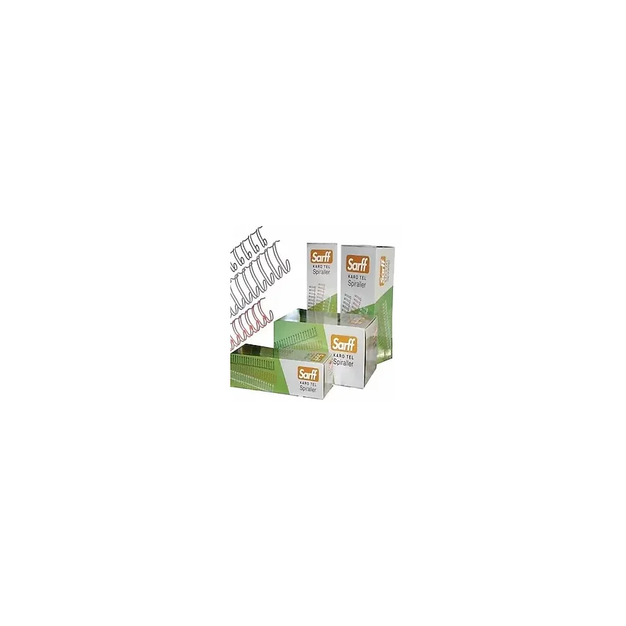 Sarff Tel Spiral Karo 9-16 Beyaz 50 Li (1 Paket 50 Adet)