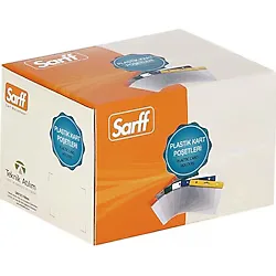 Sarff Yaka Kartı Poşeti Şeffaf Güvenlik 11,5X16 Cm 100 Lü (1 Paket 100 Adet)