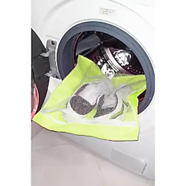 Sarı- Fermuarlı - Hassas Çamaşır Terlik Ayakkabı Yıkama Filesi Büyük Boy Midastech