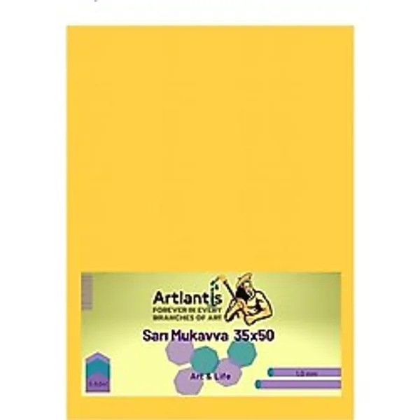 Sarı Renkli Mukavva 35x50 5 Adet Artlantis Renkli Mukavva 5 Adet