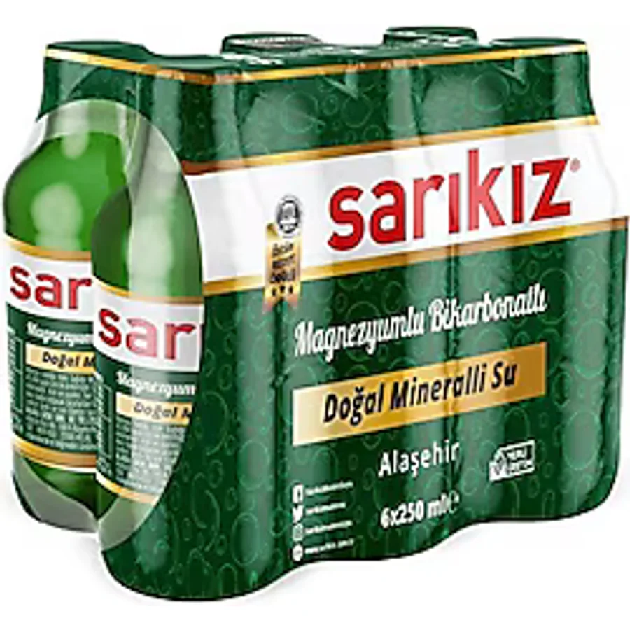 Sarıkız Maden Suyu 6x250 ml
