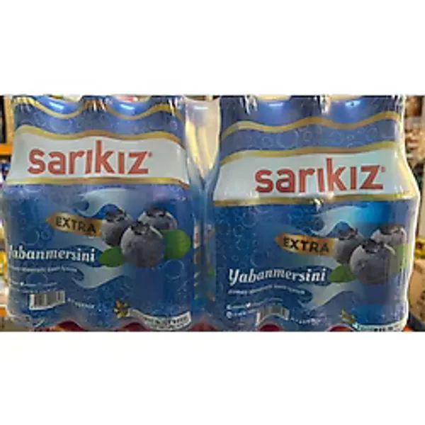 Sarıkız Yabanmersini Aromalı Mineralli Gazlı İçecek 200 ml x 24 Adet
