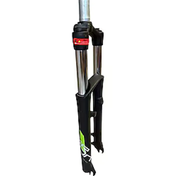 Sarissa ZOOM M/LO 26" Jant Kilitlenebilir Bisiklet Maşası 1-1/8 QR Amortisörlü Maşa Disk Fren Uyumlu Siyah Yeşil
