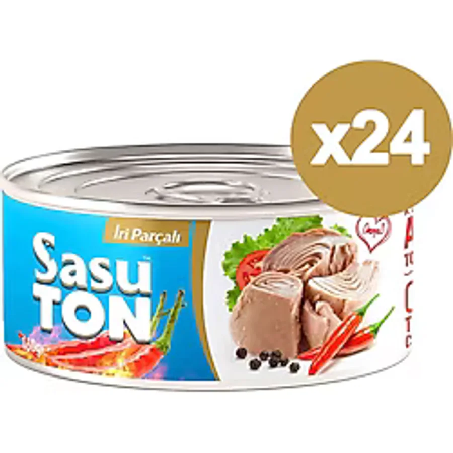 Sasu Blue İri Parçalı Acılı Ton Balığı 160 gr 24'lü