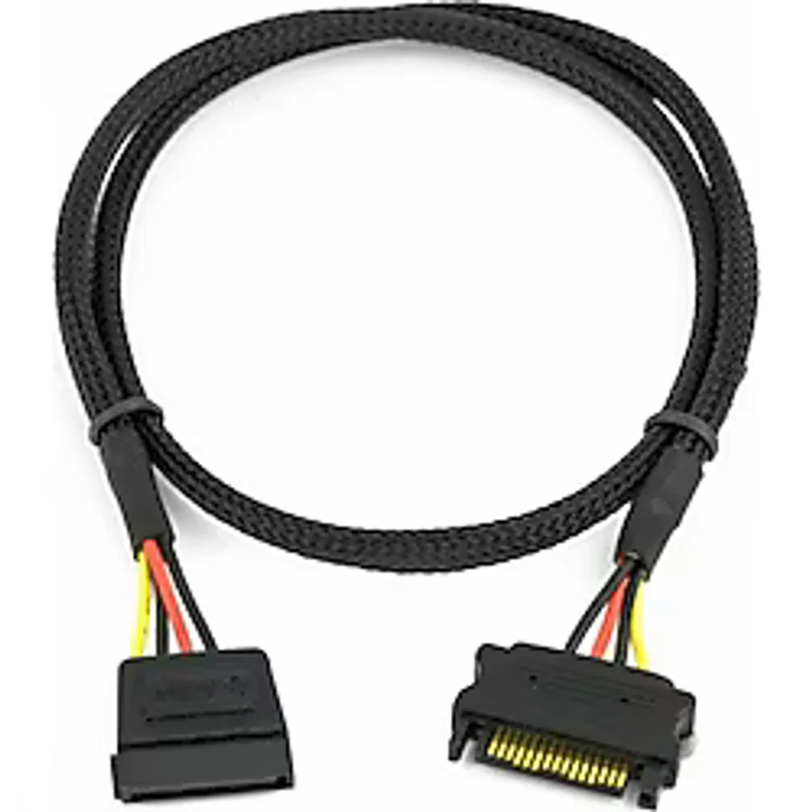 Sata Power Uzatma Kablosu 60 cm