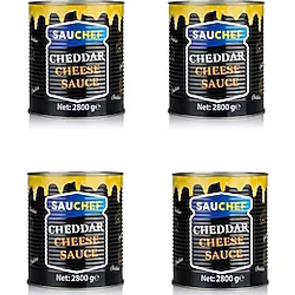 SAUCHEF Cheddar Peynirli Sos 2800 G X 4 Adet