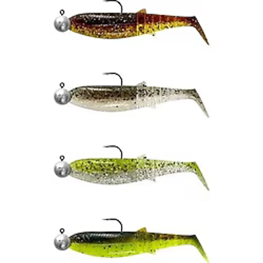 Savage Gear Cannibal Shad 6.8cm 3gr+5gr 1/0 Clear Water Mix 4+4 Adet Silikon Yem