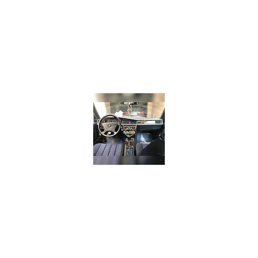 Saviss Mercedes 190E/W201 Özel Mega Full set Koyu Meşe ,Torpido Maun Kaplama (Tüm düğmeler açık,kapaklı)