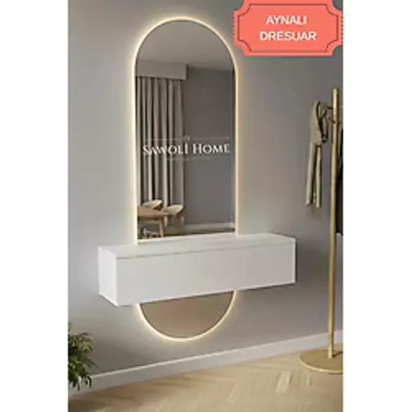 Sawoli Home Lotus Aynalı Dresuar 80 Cm