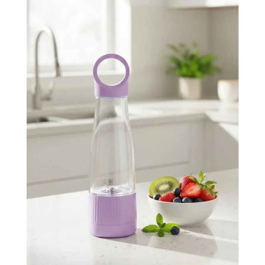 Sayarmarkt USB Şarjlı Taşınabilir Smoothie Blender 400 ml - Çok Renkli