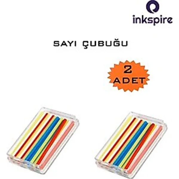 Sayı Çubuğu 2 Paket Plastik Sayı Sayma Çubukları 1. Sınıflar İçin Renkli Saymayı Öğrenme Çubuğu
