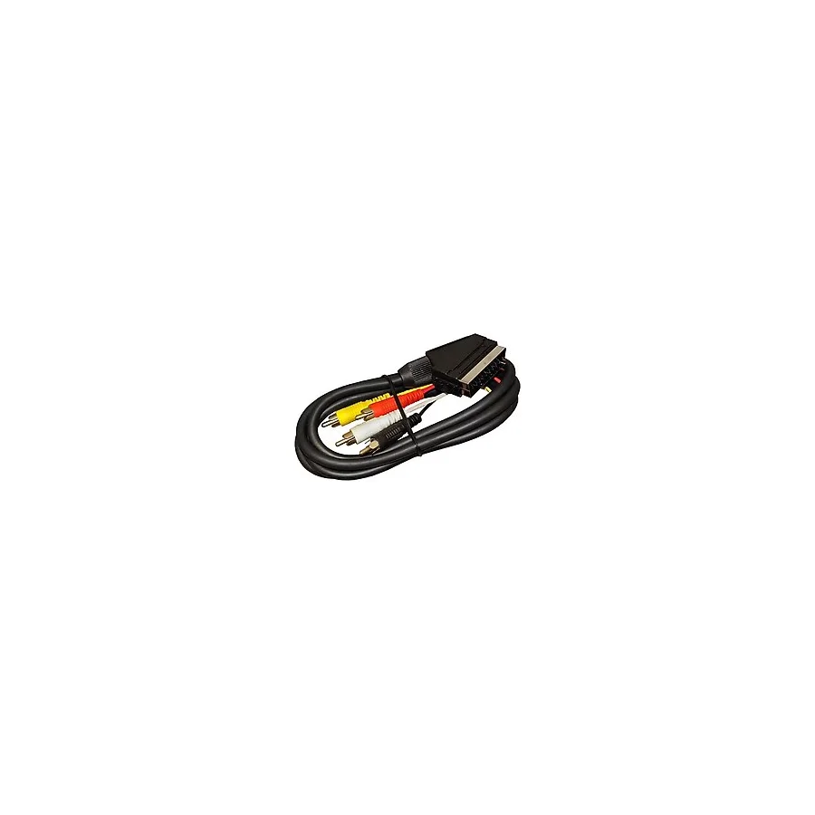 Scart To 4 Rca 10 Metre Kablo (4434)
