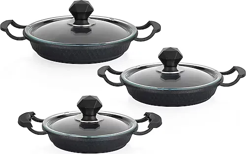 Schafer Crystal 6 Parça Döküm Sahan Seti