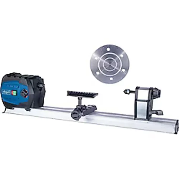 Scheppach DM600VARIO Torna Tezgahı Torna Makinesi 550 W Güç Kademesiz Hız - Değişken Devir Sayısı 800 - 3000 Devir Çalışma Parçası Maks. 60 x 25 Cm, Düz Disk Dahil