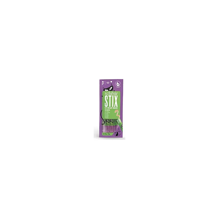 Schesir Stix Ördekli 6x15 gr Krema Kedi Ödül Maması