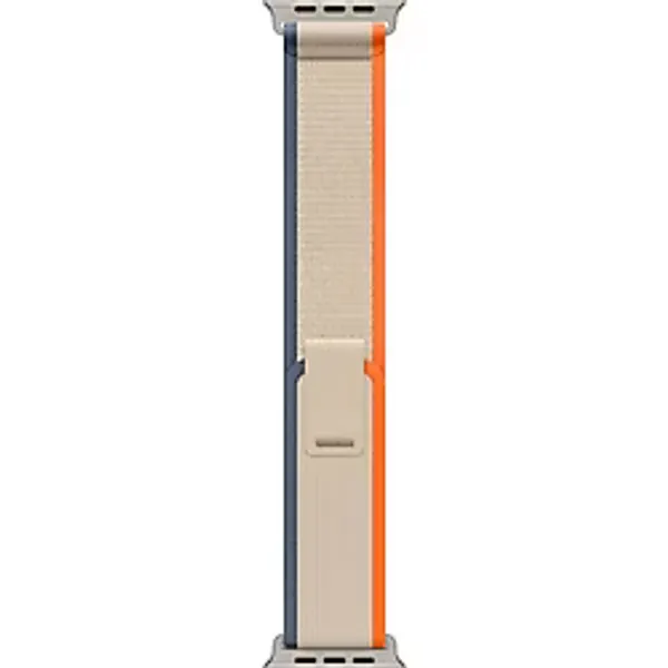 ScHitec 42-49mm Yeni Nesil Apple Uyumlu Akıllı Saat Kordonu Hasır Bej Turuncu