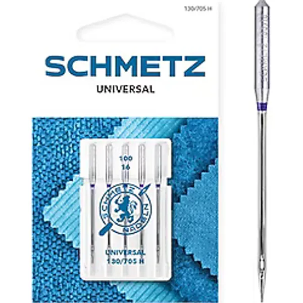 SCHMETZ 130/705 H 16/100 Aile Makinesi İğnesi Nevresim Ve Dokuma Kumaşlar İçindir Hafif Yuvarlak Uç 1 Paket 5 Adettir Tüm Ev Tipi Marka Makineler İle Uyumludur