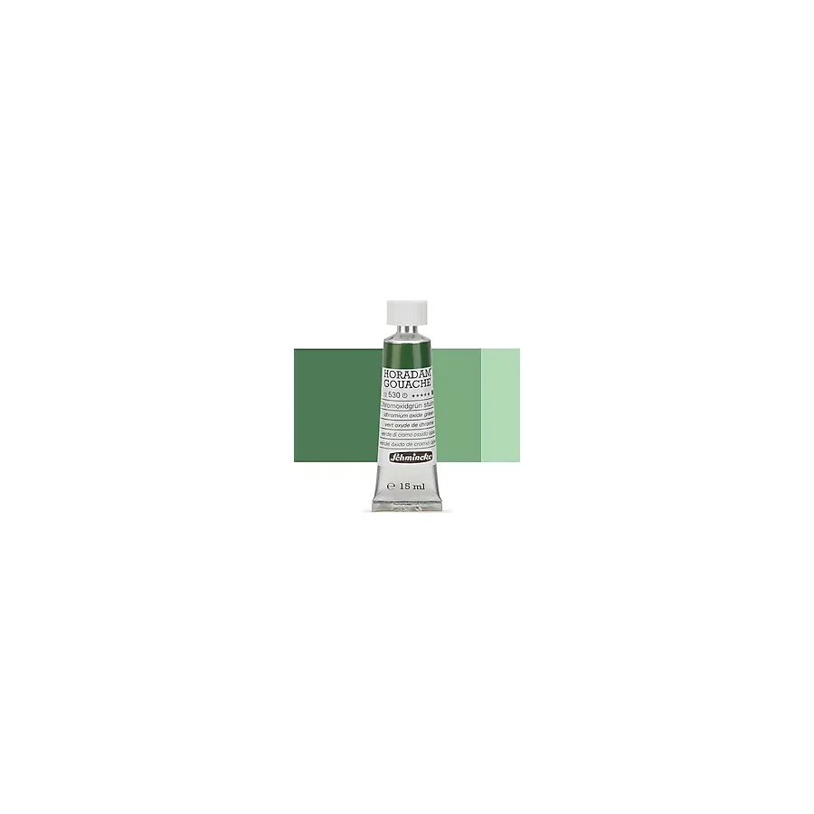 Schmincke Horadam 15 ml Guaj Boya Seri 1Chromium Oxide Green