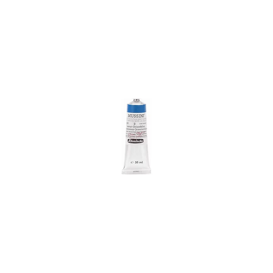 Schmincke Mussini 35 ml 496 Translucent Oriental Blue Yağlı Boya