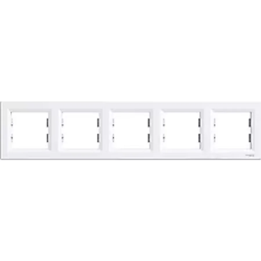Schneider Electric Asfora 5'li Yatay Çerçeve Beyaz - EPH5800521