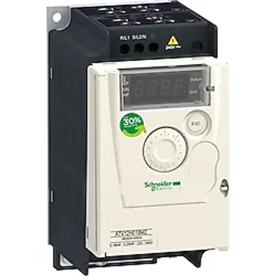 Schneider Electric ATV12H037M2 Hız Kontrol Cihazı 0,37kW 0,55hp 200..240V soğutma bloklu - 30 cm