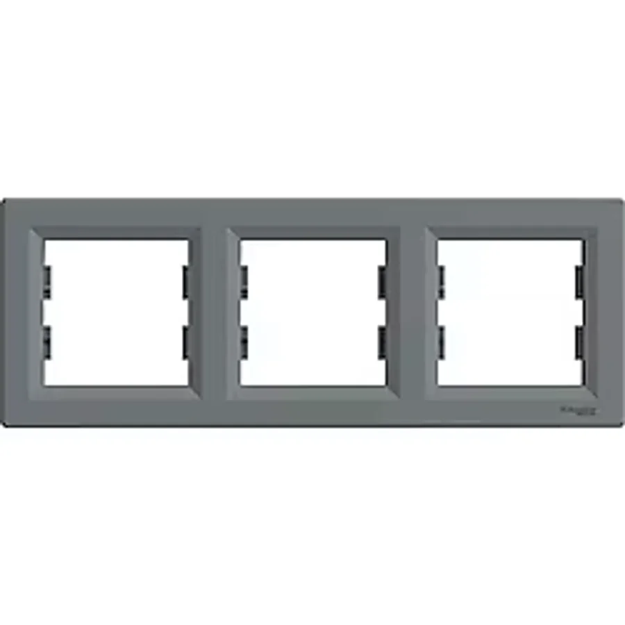 Schneider Electric EPH5800362 Asfora Çelik Üçlü Çerçeve Yatay