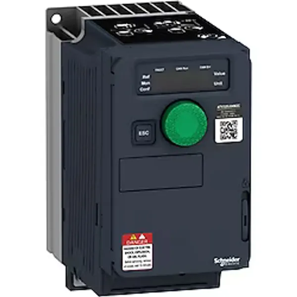 Schneider Hız Kontrol Cihazı ATV320 - 0.18KW - 200...240V - Monofaze - Kompakt Tip - 0.18 KW