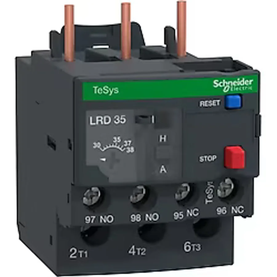 Schneider Lrd35 Termik Röle,1no 1nc,30 38 A